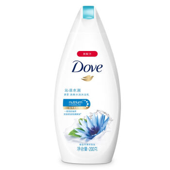 多芬 DOVE 清爽水润沐浴乳 沁凉水润200g(睡莲与薄荷)(沐浴露)